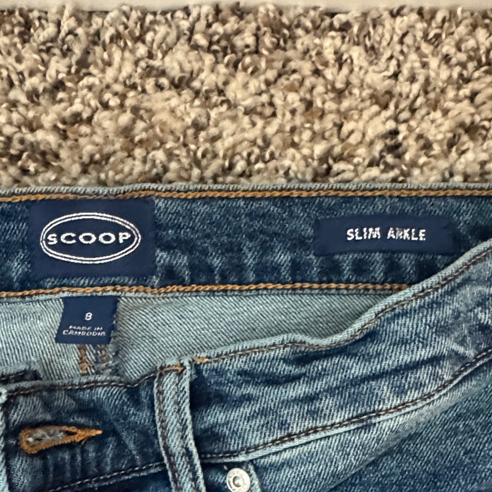 AGOLDE Women's Straight Leg Jeans - Medium Blue - Picture 2 of 3
